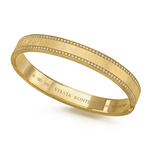 yellow gold diamond bracelet