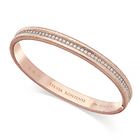 pink gold diamond bracelet