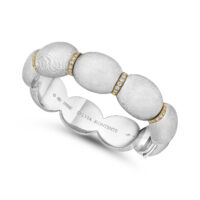 The "O" Bracelet &nbsp;<br>White-Yellow Gold & Diamond