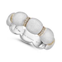 The "O" Bracelet &nbsp;<br>White-Yellow Gold & Diamond