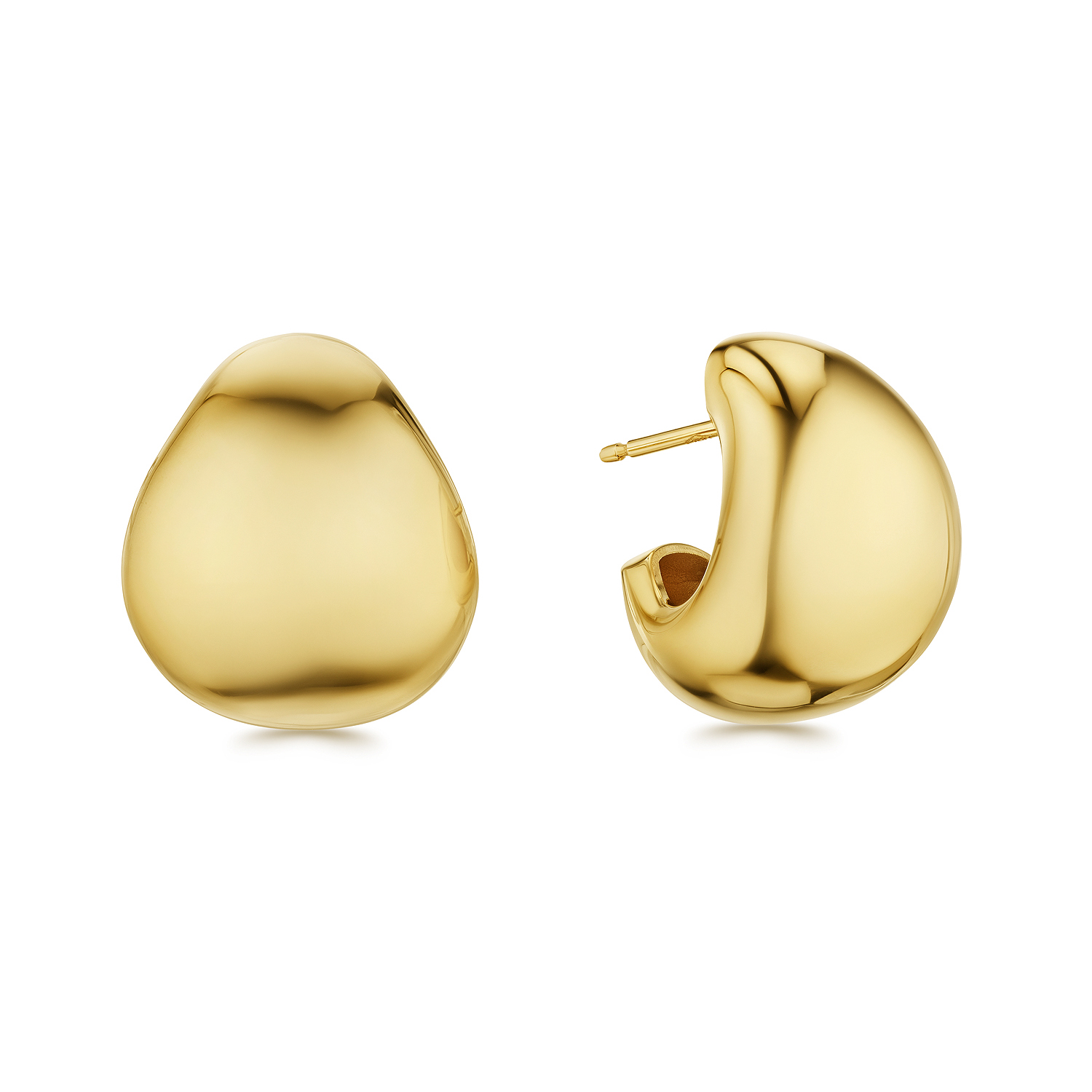 bold gold earrings