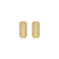 gold and diamond earrings