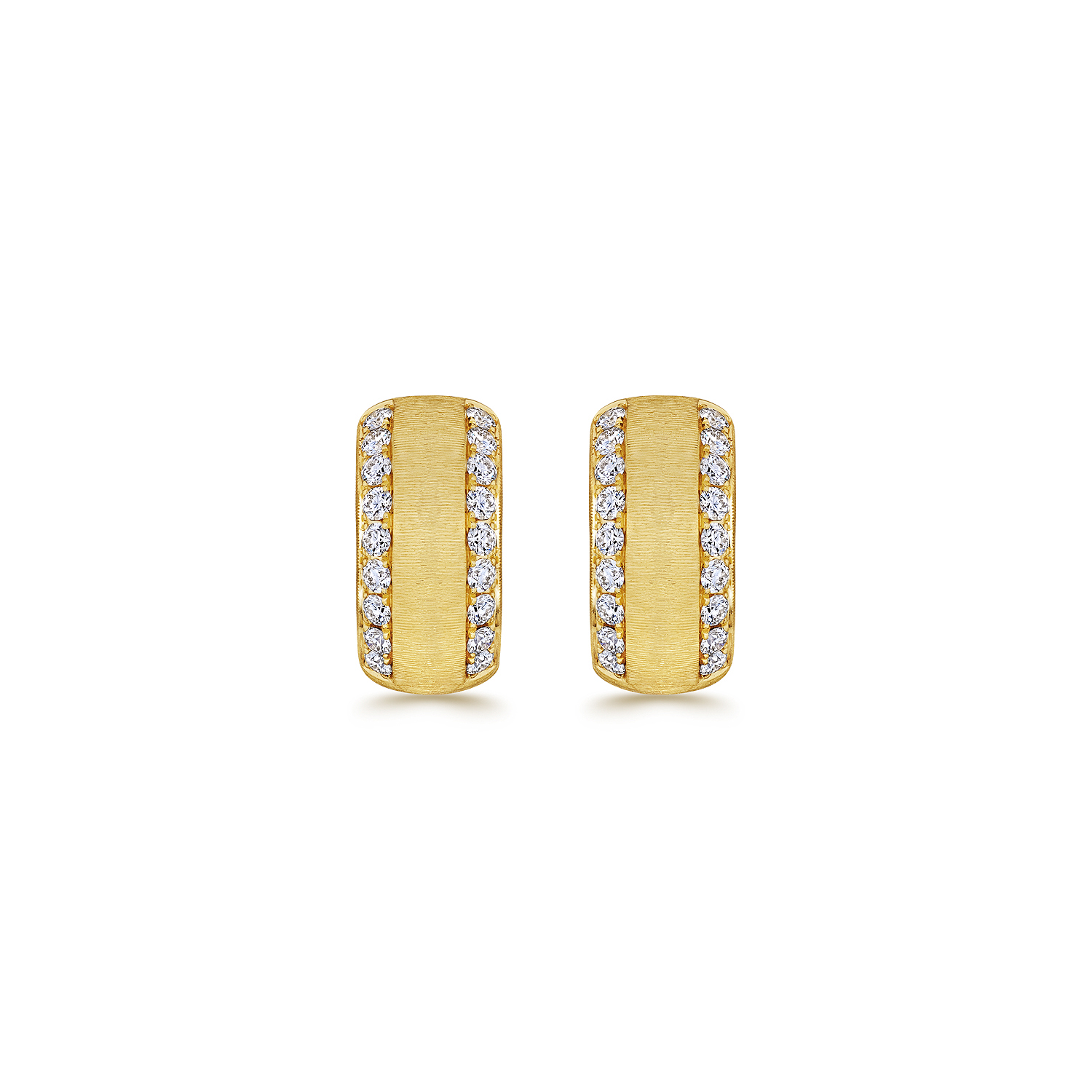 gold and diamond earrings